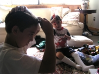 Samuel and Isaiah and Ferriers.  Dan Habib photo